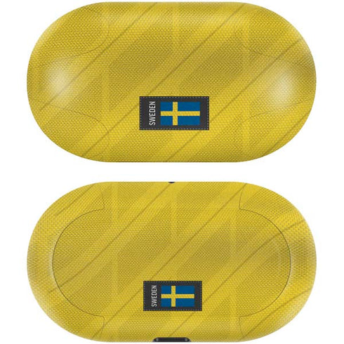 Sweden Soccer Flag Galaxy Buds Skin
